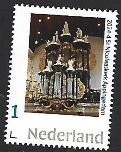 Nederland 2024-4 Orgel Organ: Zwier van Dijk Appingedam postfris/mnh