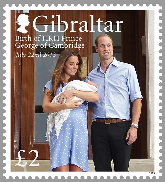 Gibraltar 2013 Geburt Prinz George von Cambridge postfrisch