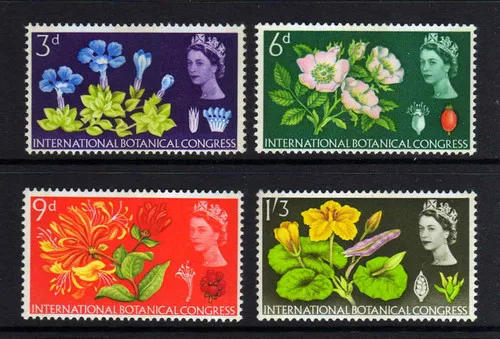 Gr. Britain 1964 Botanical flowers MNH/unmounted MNH