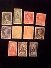 121-131 25 year reign jubilee Queen Wilhelmina 1923 used