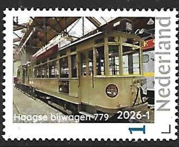 Netherlands 2026-1 Tram: The Hague trailer SM 10402 MNH