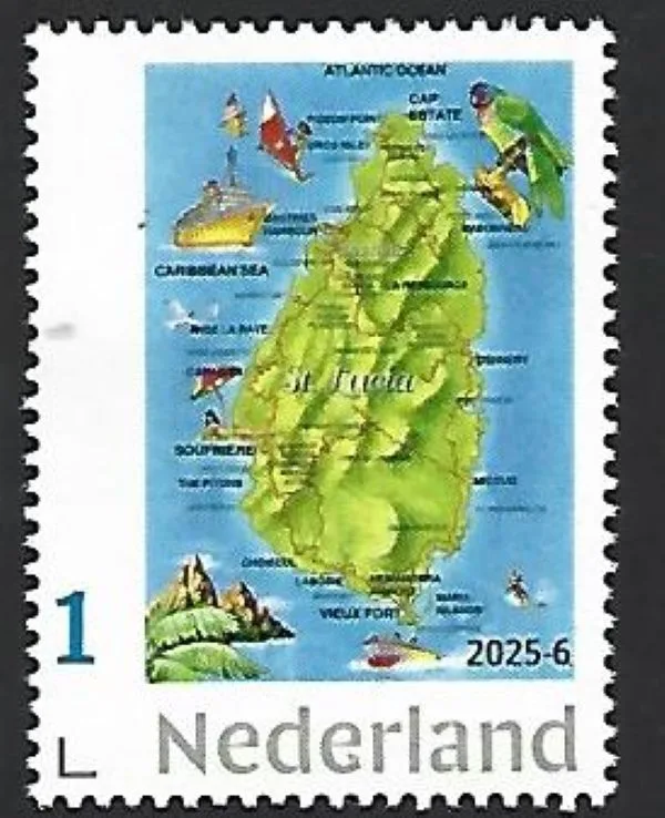 Niederlande 2024-6 Insel Island: St. Lucia Karibik postfrisch/mnh