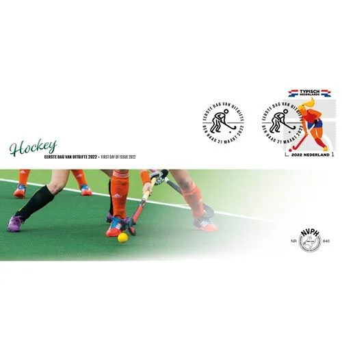 Pays-Bas 2022 Hockey typiquement néerlandais FDC neuf