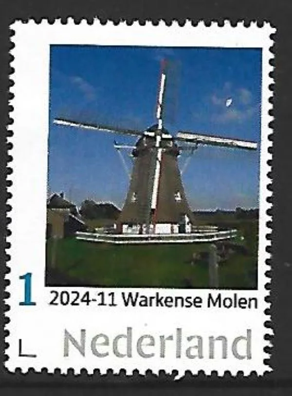 Pays-Bas 2024-11 Moulin : Warkense molen neuf/mnh