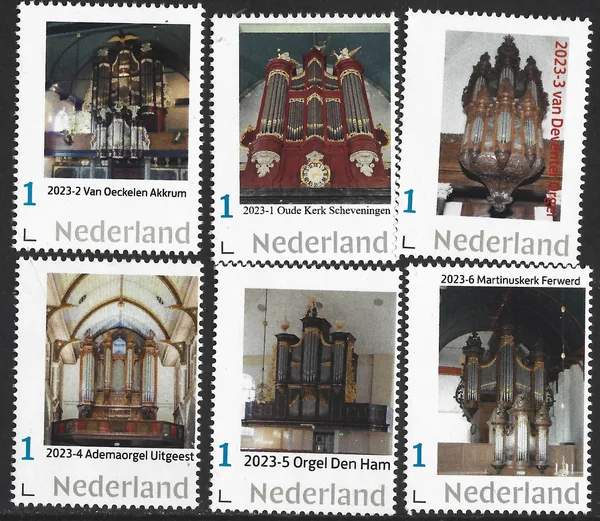 Nederland 2023 Orgel Organ jaarcollectie yearset. postfris/mnh