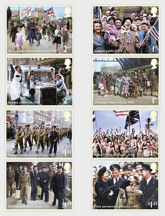 Großbritannien 2020 75 Jahre Zweiter Weltkrieg postfrisch/mnh