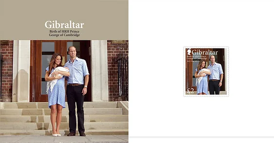 Gibraltar 2013 Birth Prince George of Cambridge presentation pack