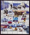 125-144 100 jaar eerste Antarctica overwintering blok/ms 2001 postfris