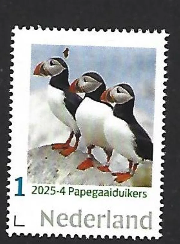 Netherlands 2025-4 Puffins MNH