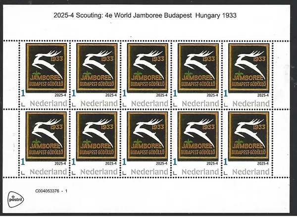 Niederlande 2020-4 Scouting: 4. Weltjamboree Budapest Ungarn 1933 Bogen postfrisch/mnh