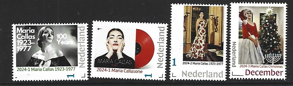 Nederland 2024 Maria Callas jaarset postfris/mnh