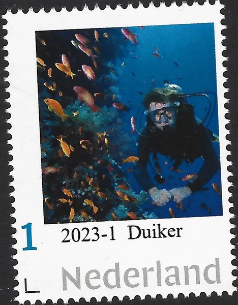 Netherlands 2023-1 Diver fish MNH