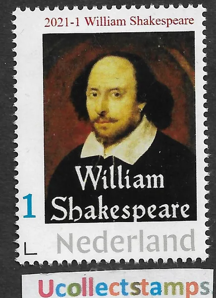 Netherlands 2021-1 William Shakespeare MNH