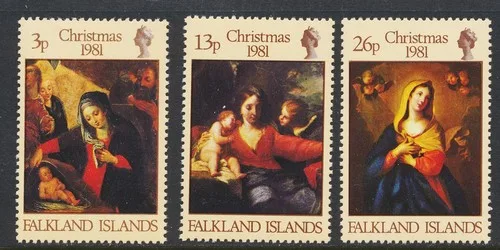 333-335 Falkland Kerstmis 1981 postfris/mnh