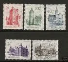 568-572 Zomerzegels, kastelen 1951 gestempeld