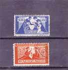 134-135 Tooropzegels 1923 gestempeld