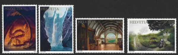 Switserland 2023 JRR Tolkien set 4v postfris/mnh