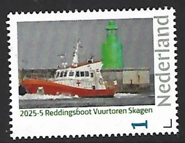 Netherlands 2025-5 Lifeboat Skagen Denmark MNH
