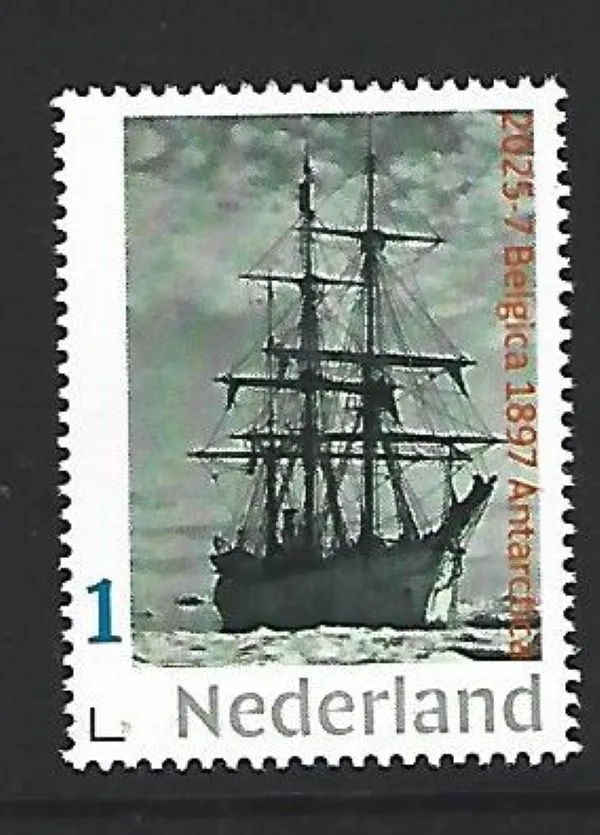 Netherlands 2025-7 Antarctica Antarctic: Belgica 1897 MNH