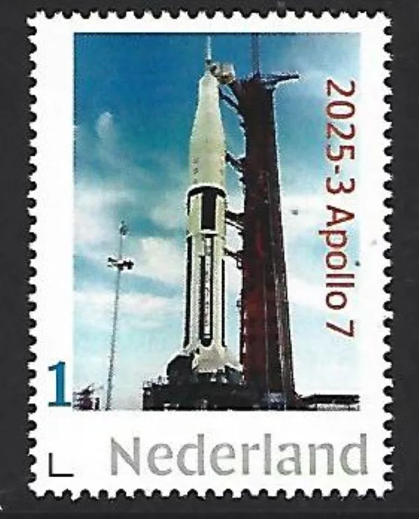 Netherlands 2025-3 Space: Apollo 7 MNH