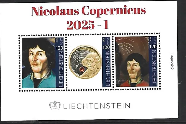 Liechtenstein 2025-1 Nicolaus Copernicus space MNH