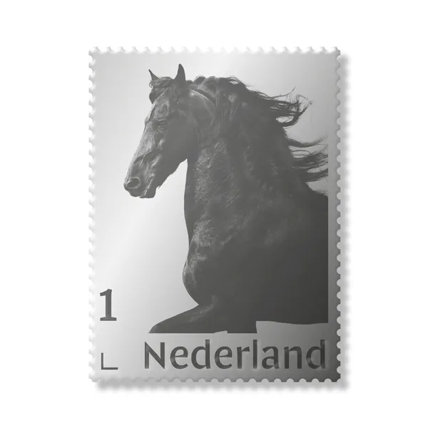 Nederland 2021 Paardenrassen Zilver stamp in pack postfris/mnh