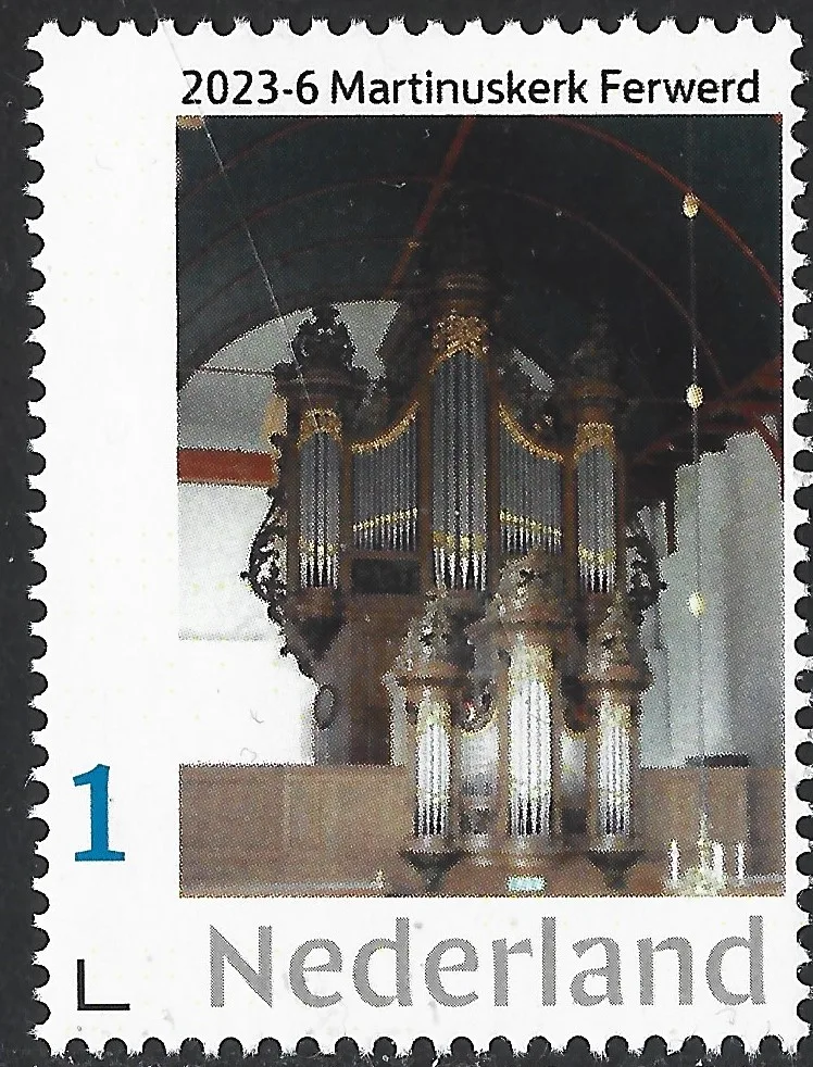 Niederlande 2023-6 Orgel: Martinuskerk Ferwerd postfrisch/mnh