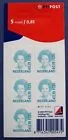 V1984 frankeer Beatrix 0.85gld/€0.39 velletje van 5 zegels zelfkleven 2001