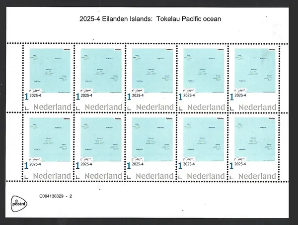 Netherlands 2025-4 Island: Tokelau sheetlet MNH