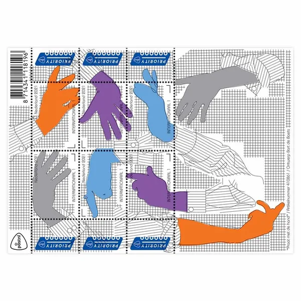 Netherlands 2021 Sign Language Talk with Your Hand V3959-3963 MNH