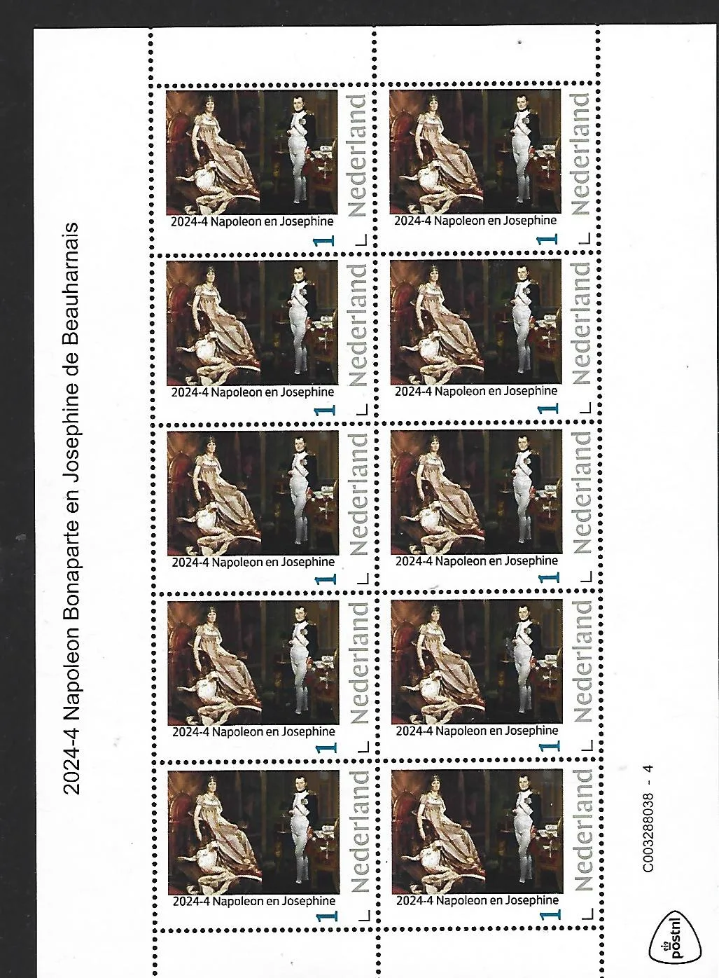 Niederlande 2024-4 Napoleon und Josephine Blockeinheit postfris/mnh