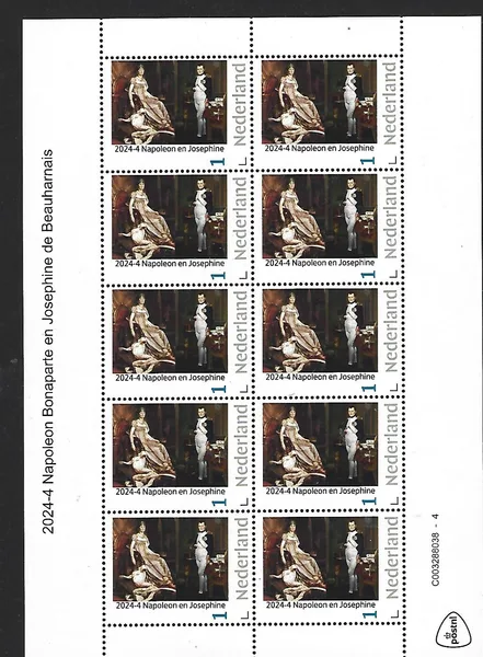 Nederland 2024-4 Napoleon en Josephine sheetlet postfris/mnh