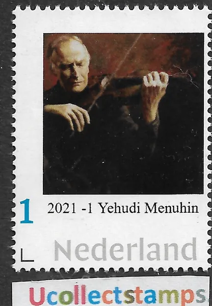 Netherlands 2021 Yehudi Menuhin Violist MNH
