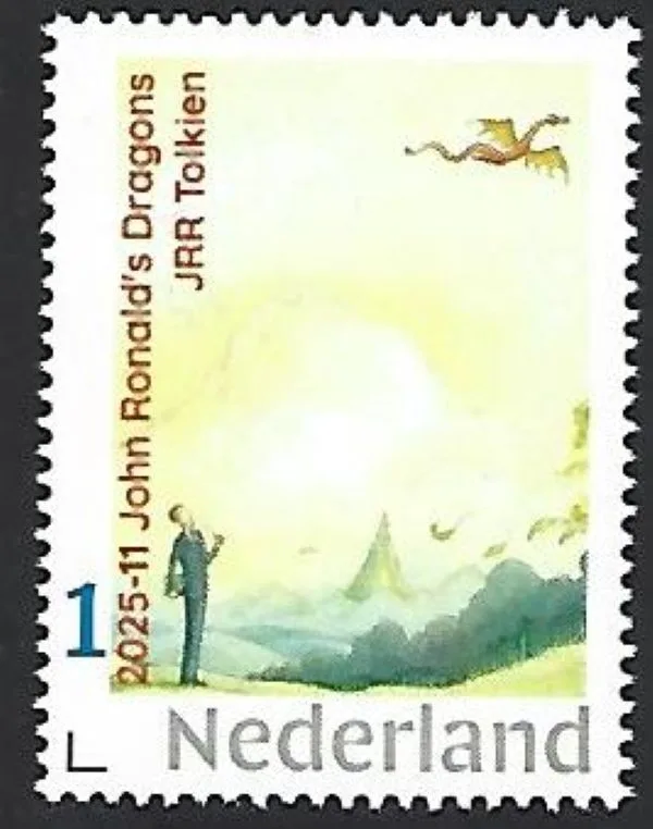 Nederland 2025-11 JRR Tolkien: John Ronald's dragons postfris/mnh