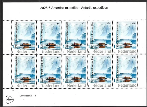 Netherlands 2025-6 Antarctica: Exploring the Antarctic sheet MNH
