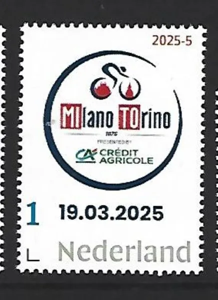 Nederland 2025-5 Wielrennen Cycling: Milan-Torino posfris/mnh