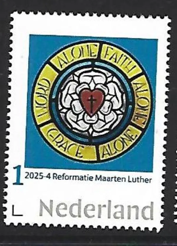 Nederland 2025-4 Maarten Luther schild postfris/mnh